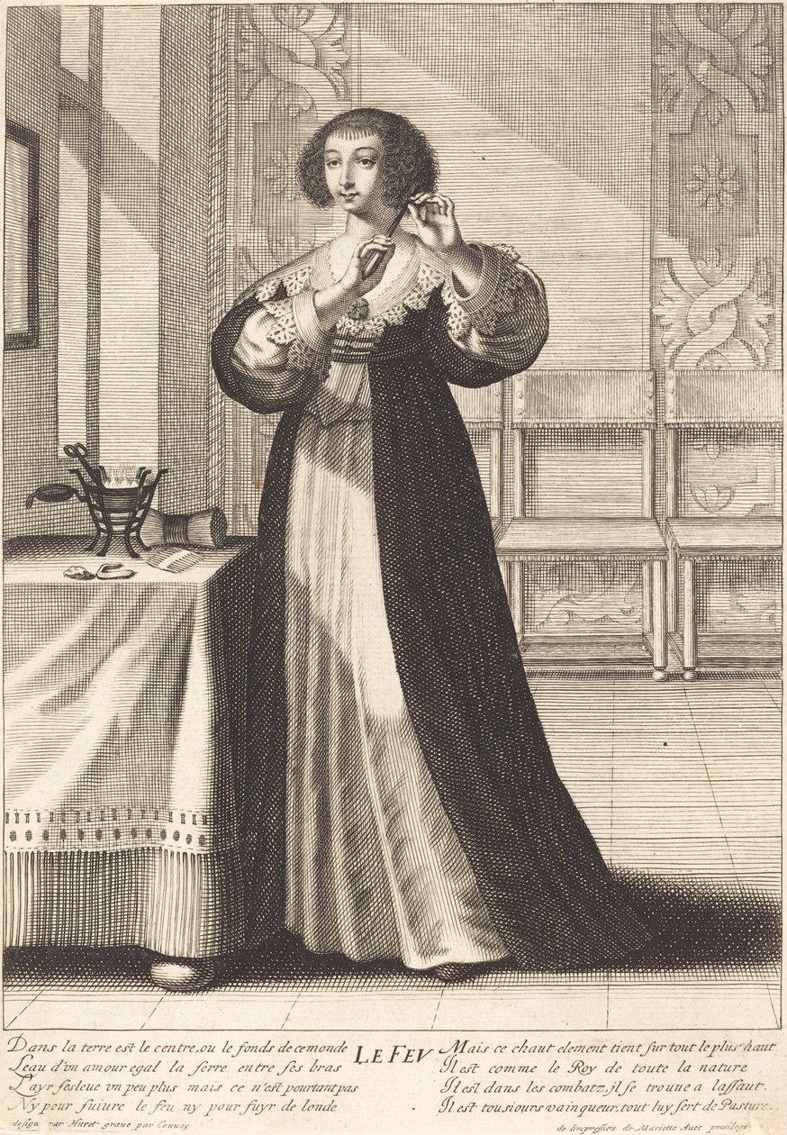 Brann av Gilles Rousselet after Grégoire Huret