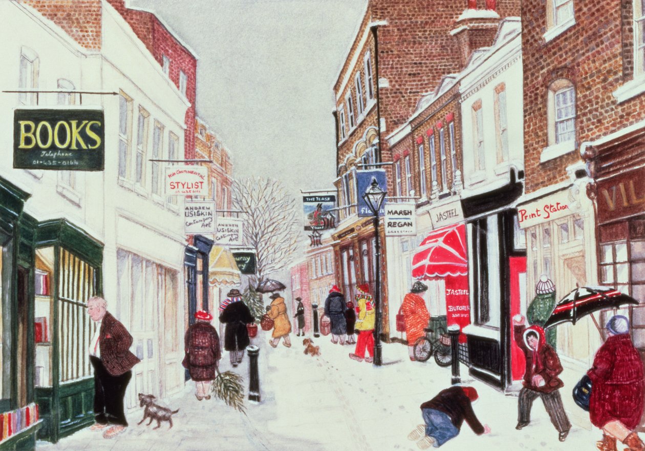 Flask Walk, Hampstead av Gillian Lawson