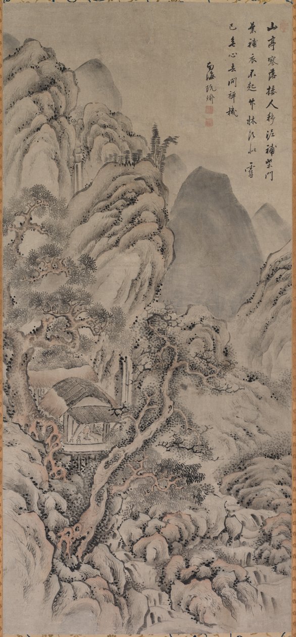 Landskap, 1700-tallet. av Gion Nankai