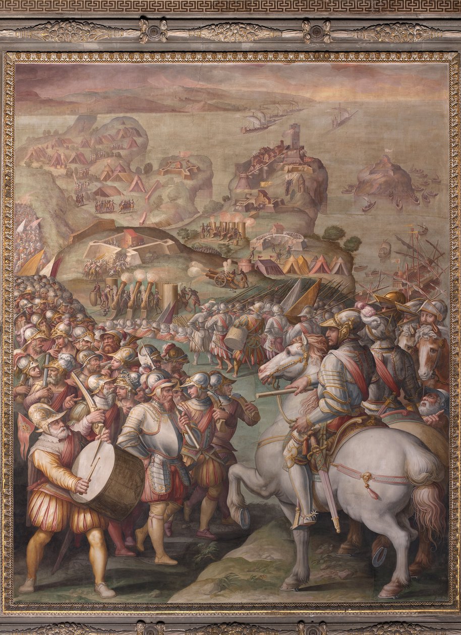Capture of Porto Ercole Capture of Porto Ercole av Giorgio Vasari