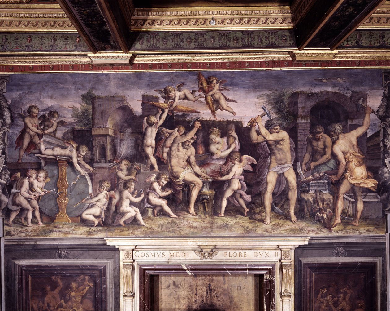 Vulkaner smier av Giorgio Vasari