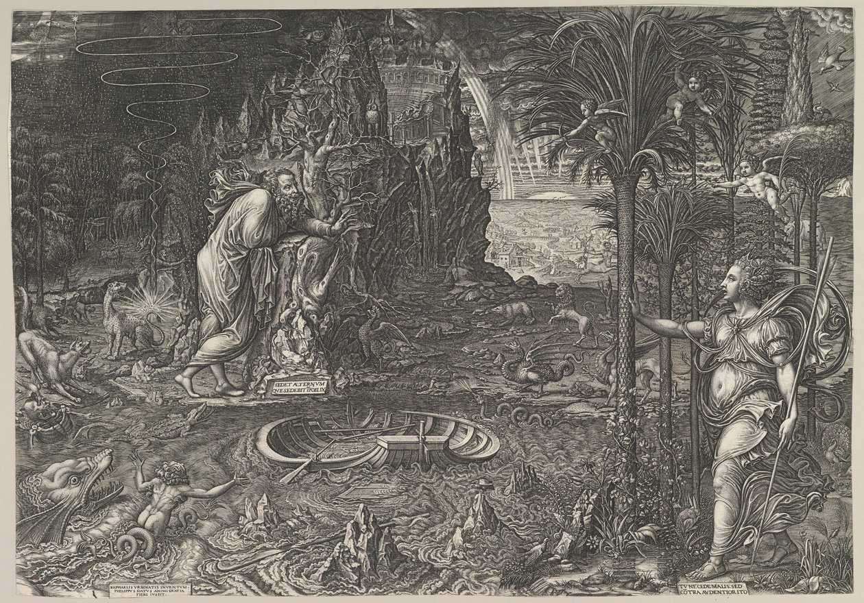 Allegory of Life, 1561. av Giorgio Ghisi