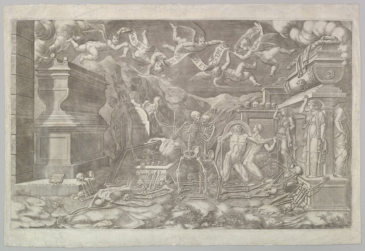 The Vision of Ezekiel, 1554. av Giorgio Ghisi