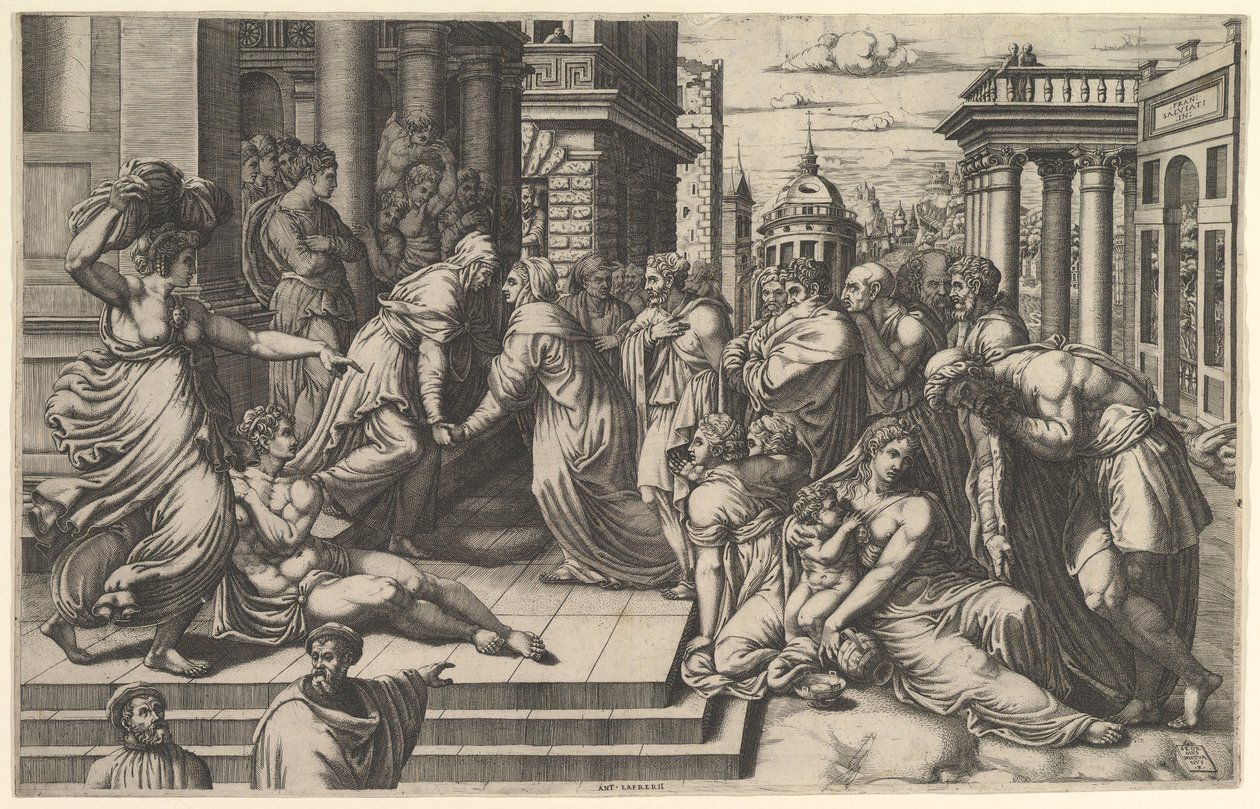 The Visitation, 1540-50. av Giorgio Ghisi
