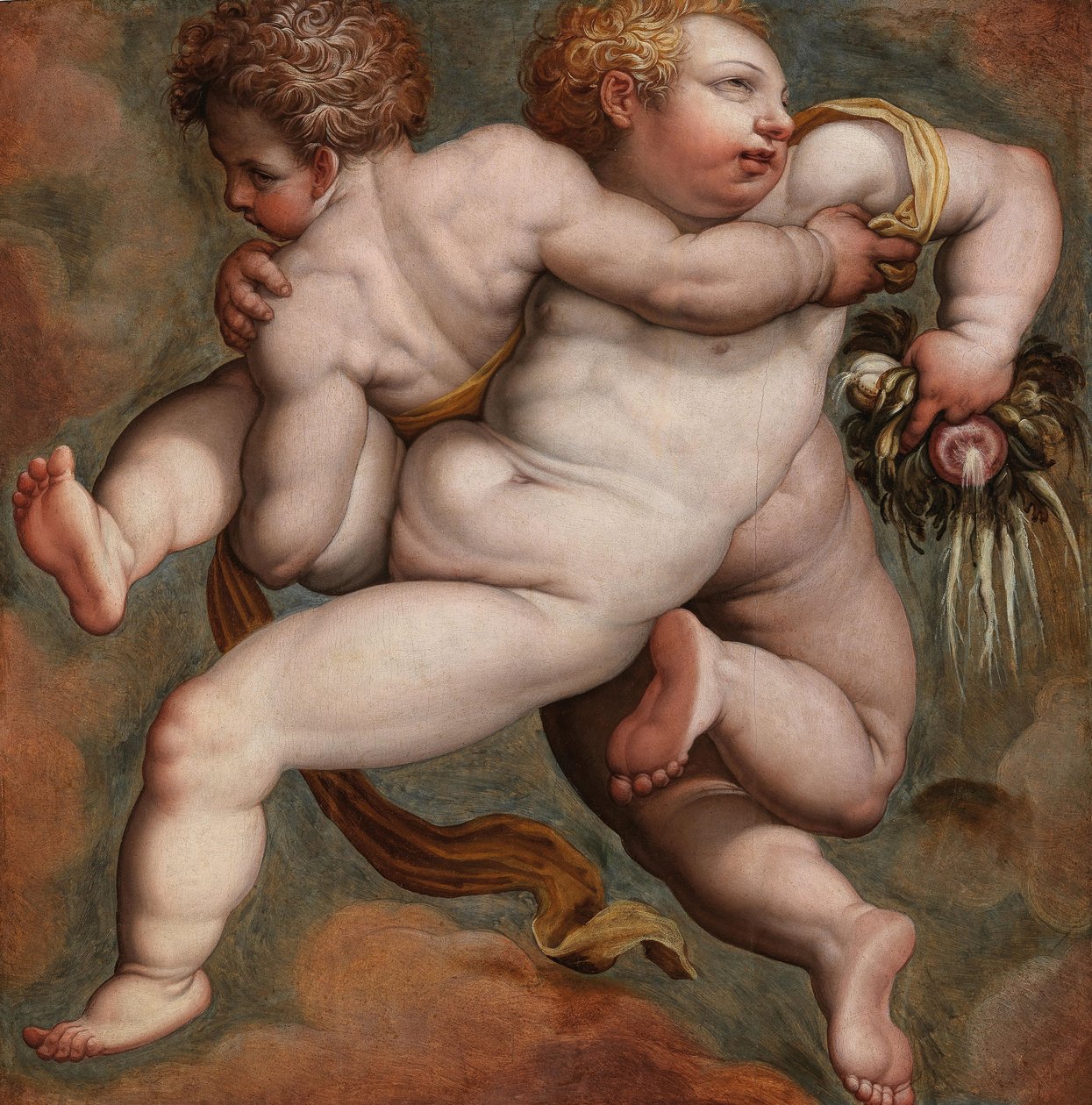 Allegori om vinteren. av Giorgio Vasari