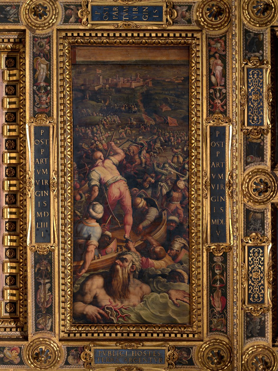 Tyrkernes rute ved Piombino av Giorgio Vasari