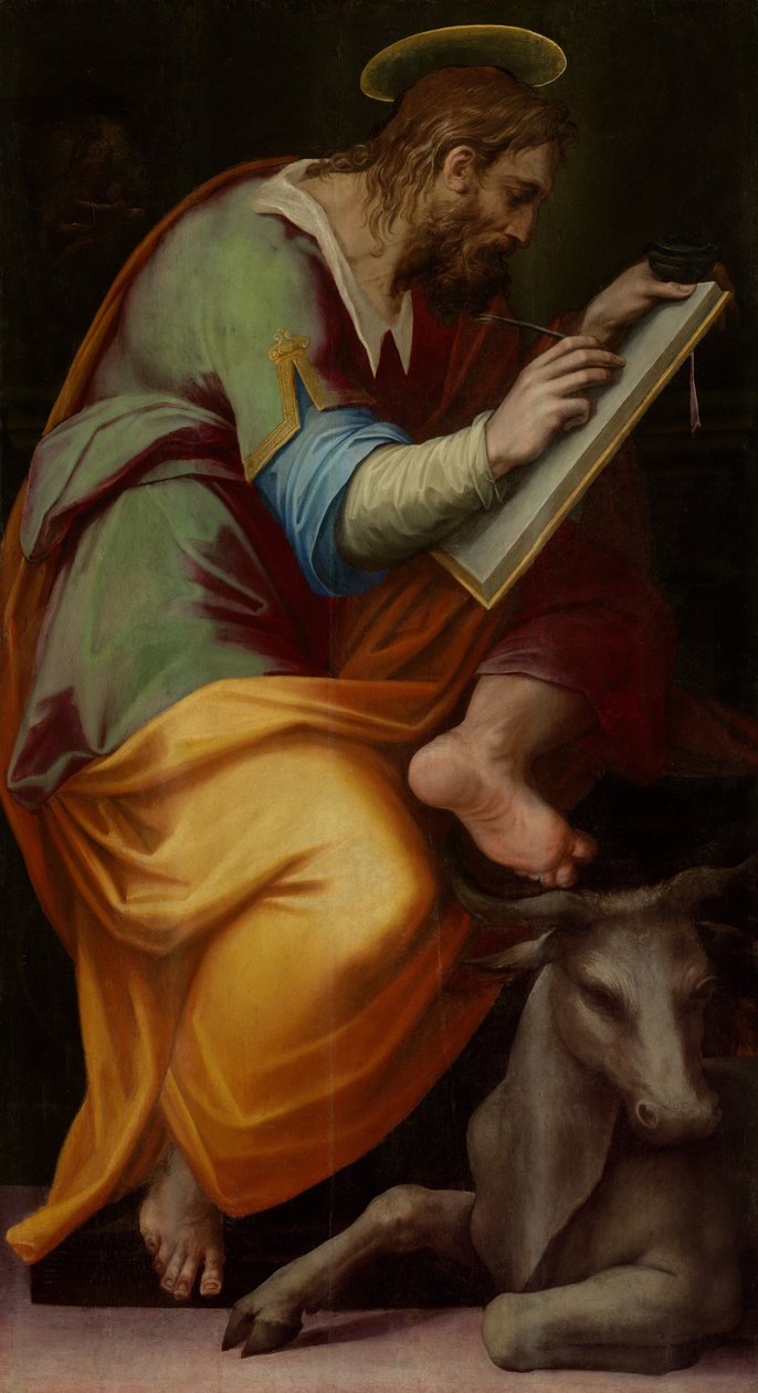St. Lukas, 1570-1571. av Giorgio Vasari