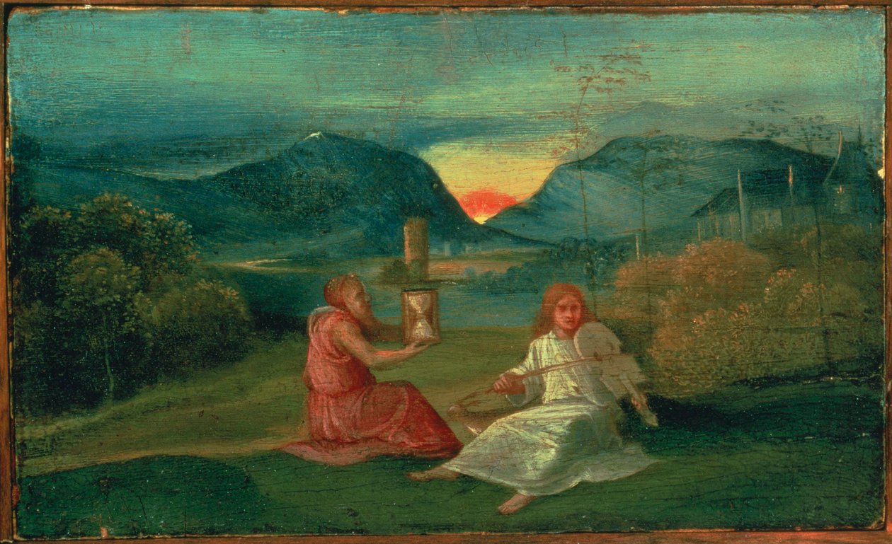 Timeglass av Giorgione da Castelfranco