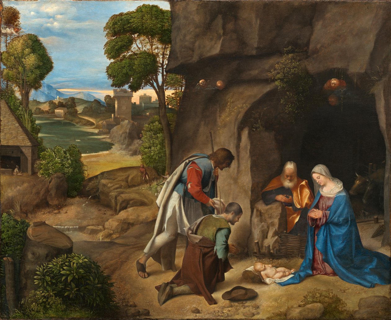 Hyrdenes tilbedelse av Giorgione