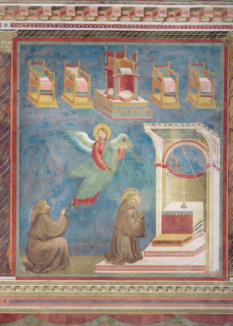 The Vision of the Thrones, 1297-99 (fresco) av Giotto di Bondone