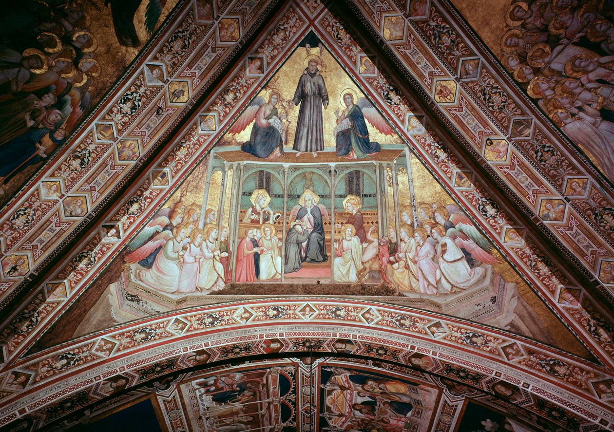 Allegori om lydighet (Fresco av Giotto (c.1266 1337)