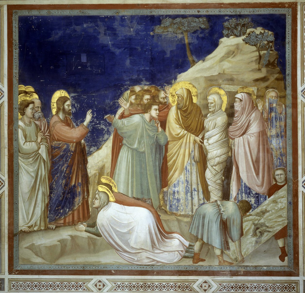The Raising of Lazarus, ca. 1305 (fresco) av Giotto (c.1266 1337)