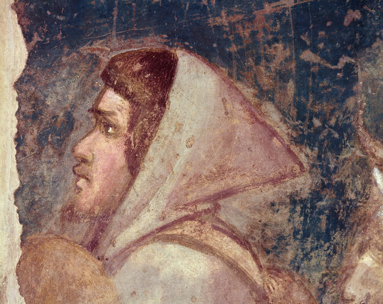 Hodet til en hyrde av Giotto di Bondone