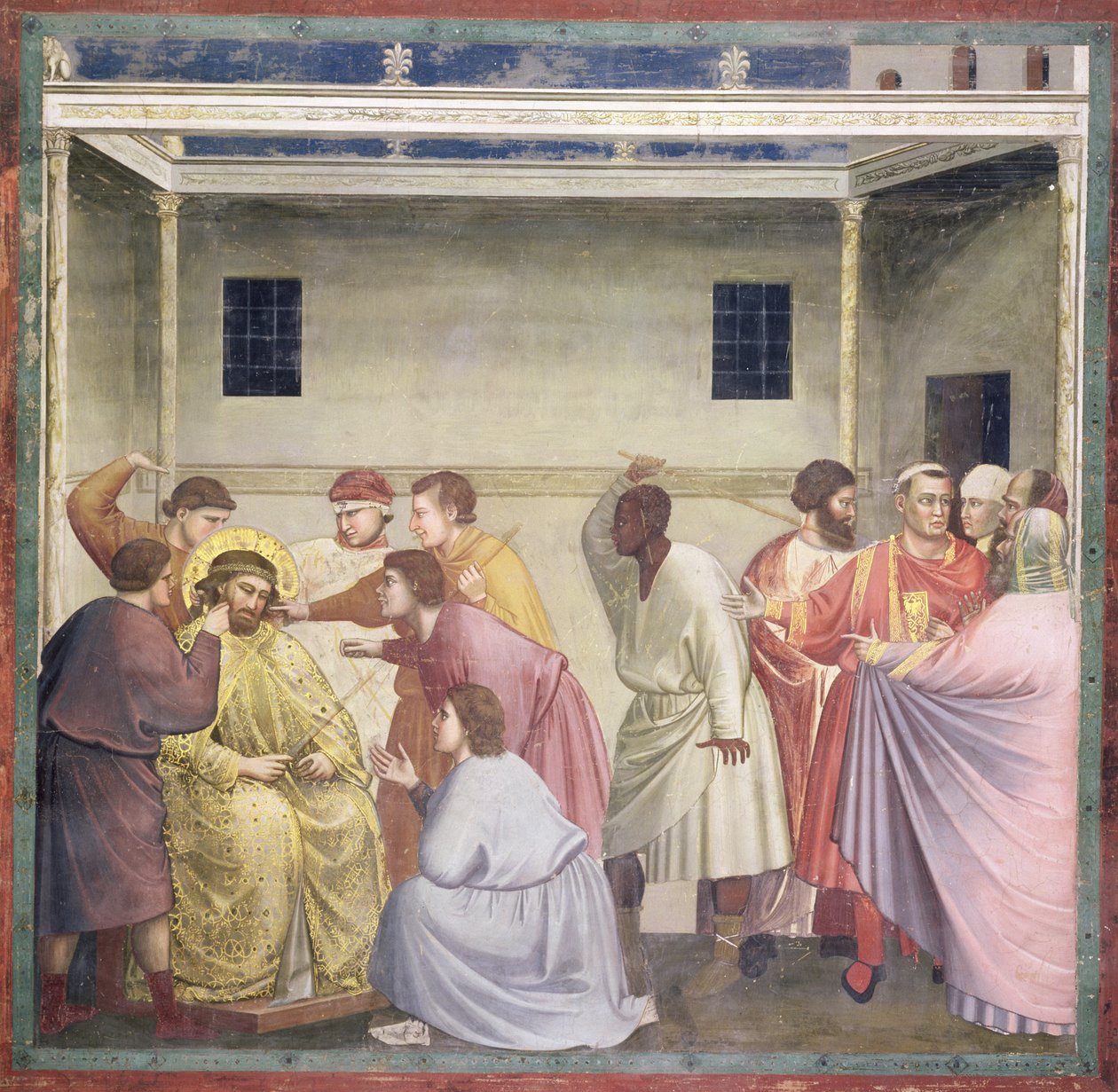 The Mocking of Christ, ca. 1305 av Giotto di Bondone