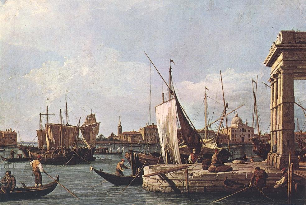 La Punta della Dogana (tilpasset punkt) av Giovanni Antonio Canal