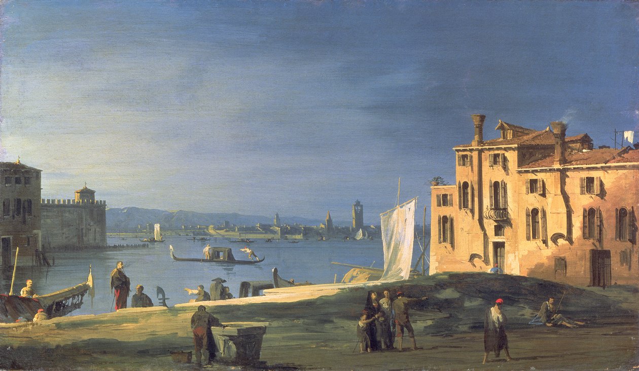 Utsikt over Venezia av Giovanni Antonio Canal
