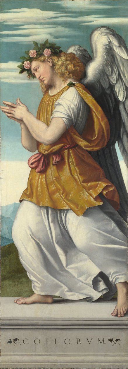 En engel (panel) av Giovanni Battista Moroni