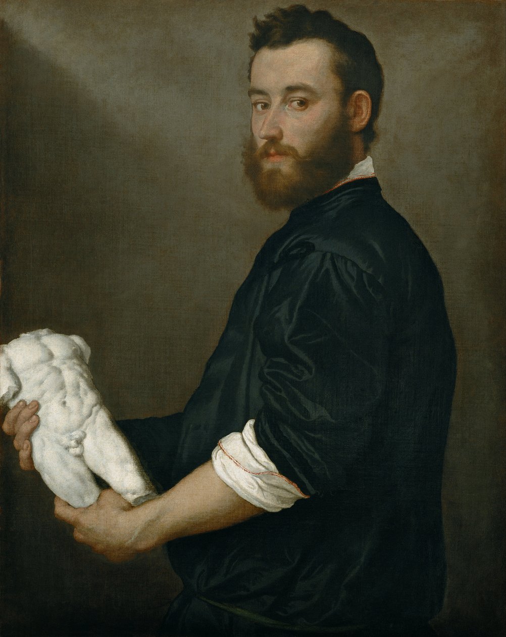 Billedhuggeren Alessandro Vittoria av Giovanni Battista Moroni