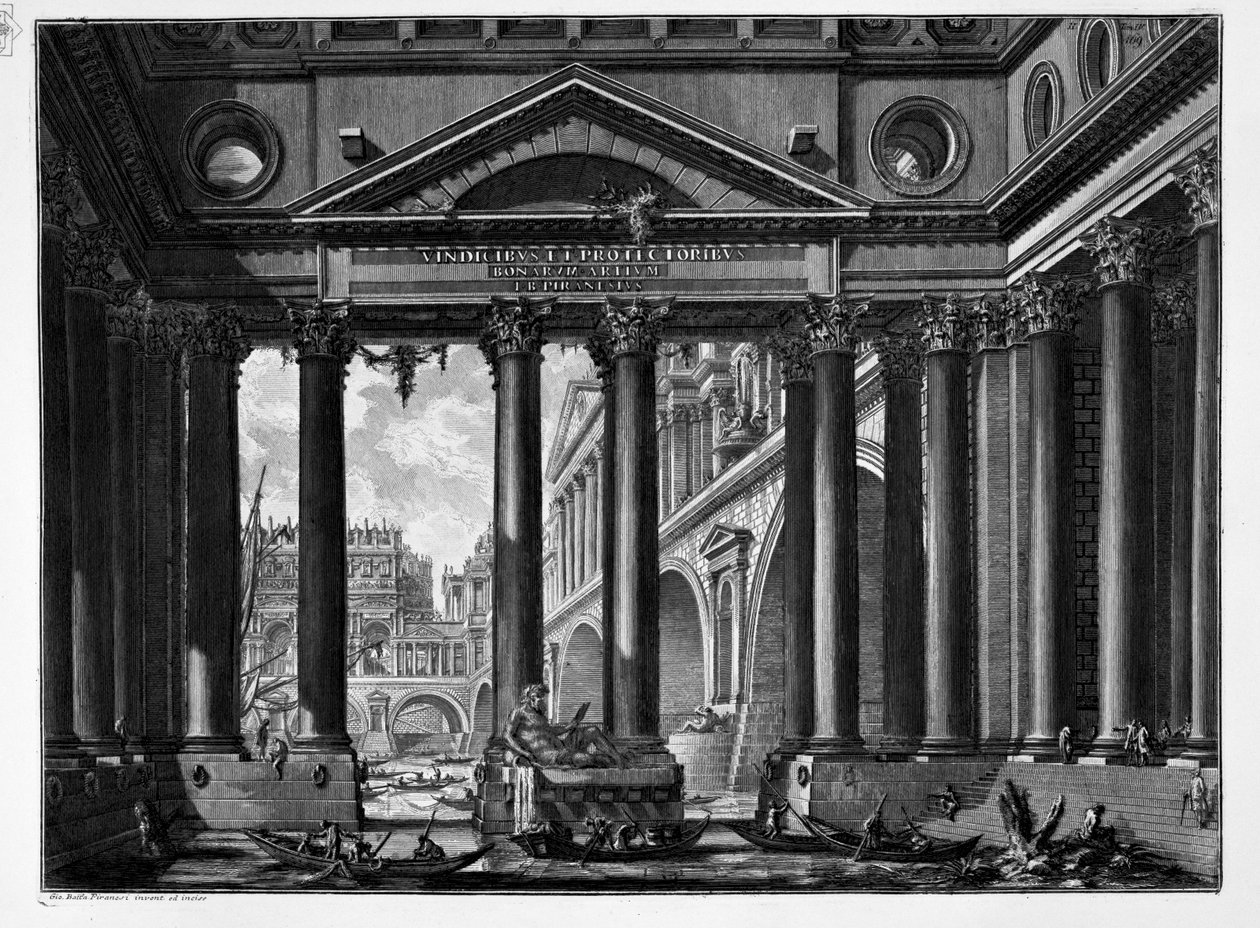 2. frontispice for 4 Vol av Giovanni Battista Piranesi