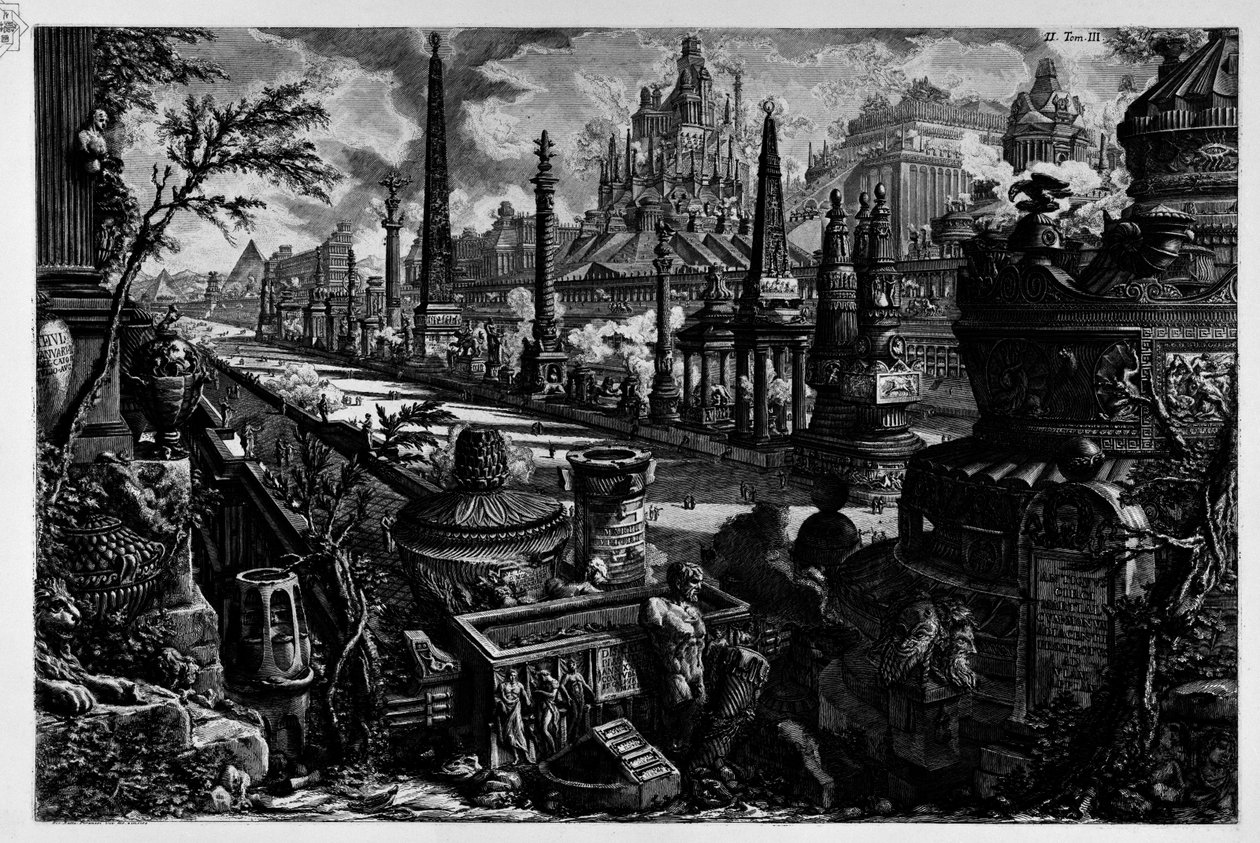 Appian Way av Giovanni Battista Piranesi