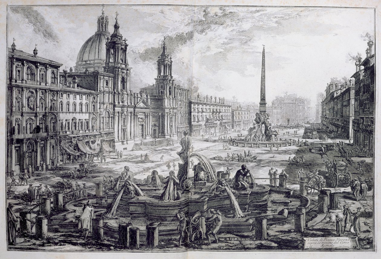 Piazza Navona, fra 