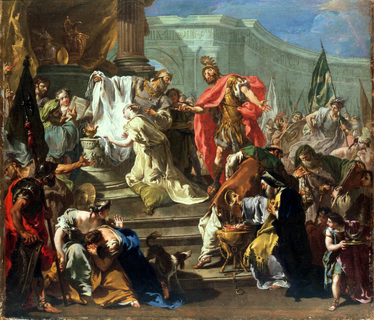 Jeftas datters offer av Giovanni Battista Pittoni