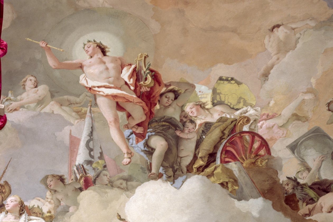 Apoteose av det spanske monarkiets freskomaleri fra 170577 av Giovanni Battista Tiepolo