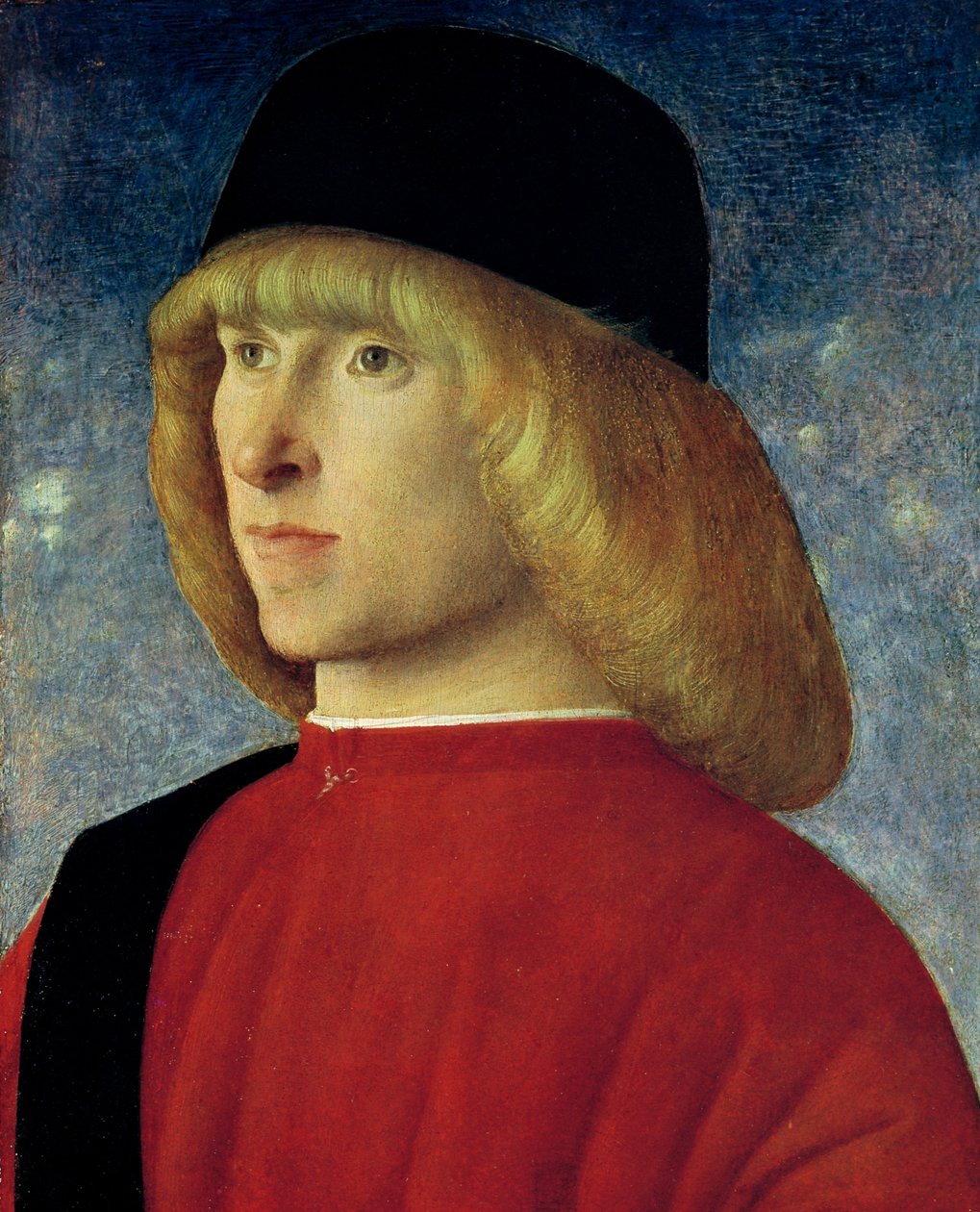 Portrett av en ung senator, 1485-90 av Giovanni Bellini