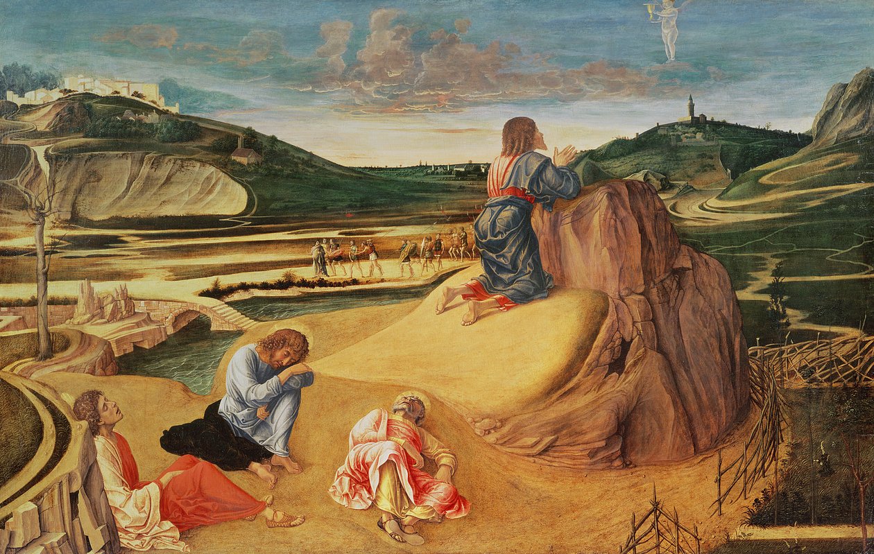 The Agony in the Garden, ca. 1465 (tempera på panel) av Giovanni Bellini