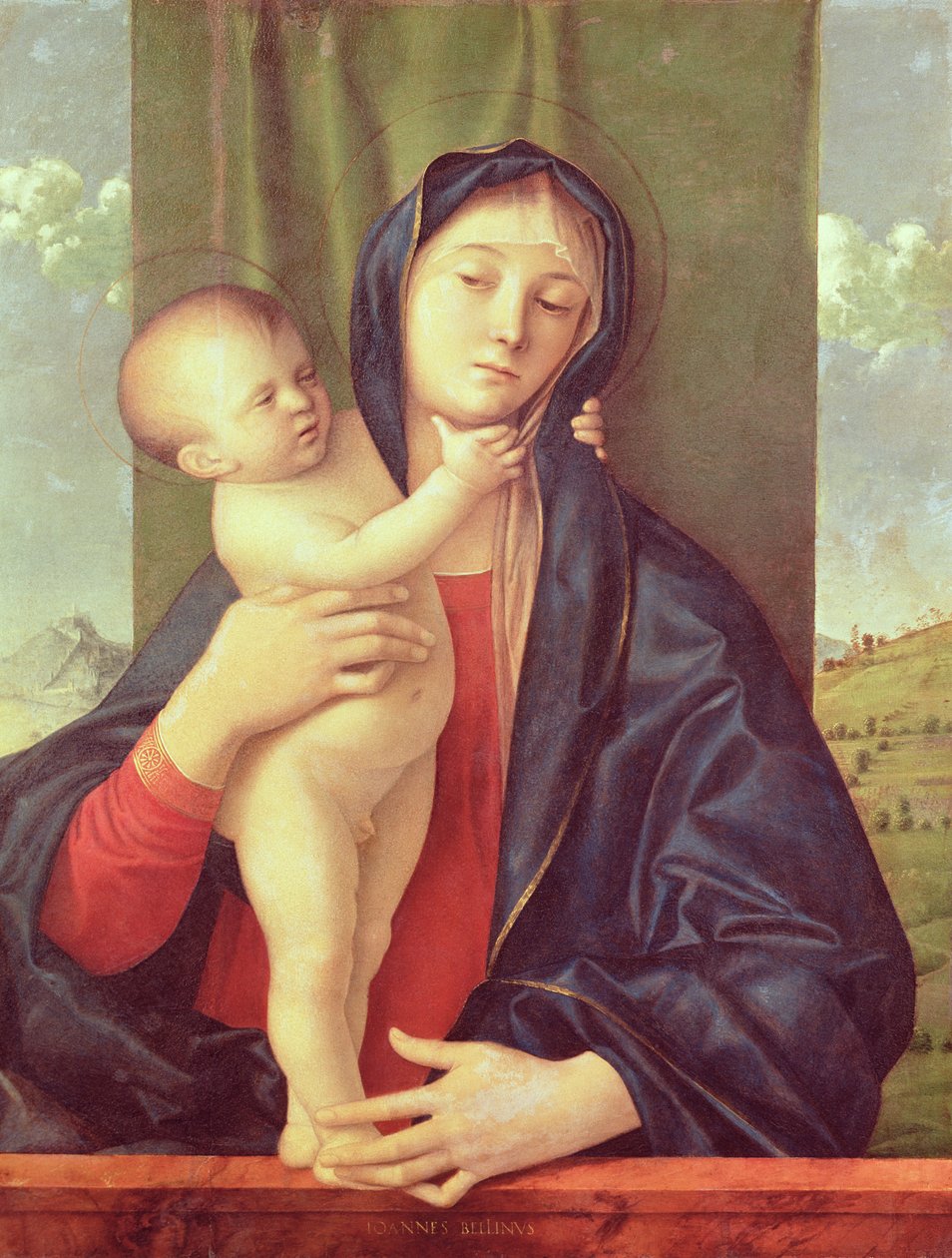 Jomfru og barn, ca. 1487 av Giovanni Bellini