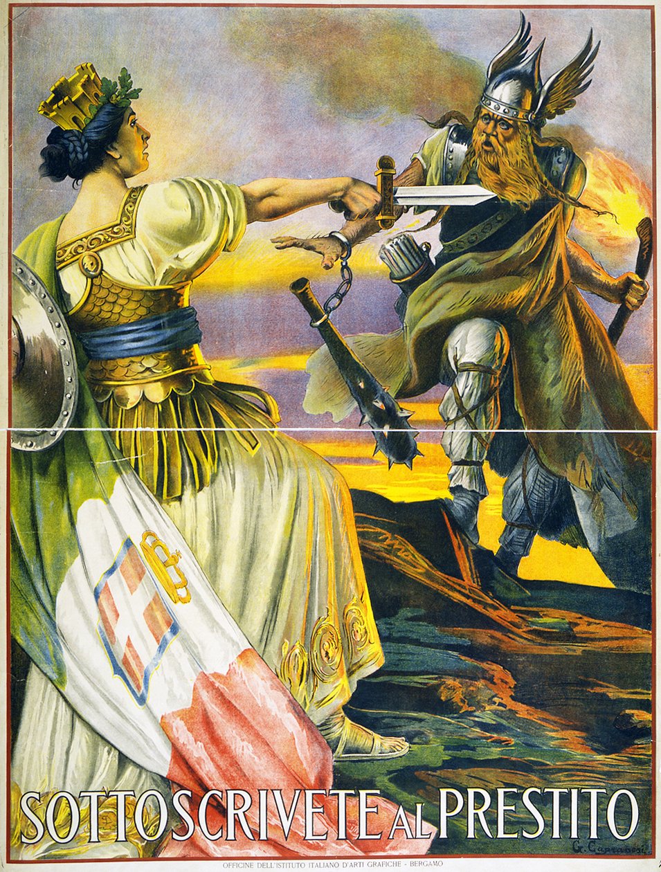 Tegn på lånet, 1917 av Giovanni Capranesi