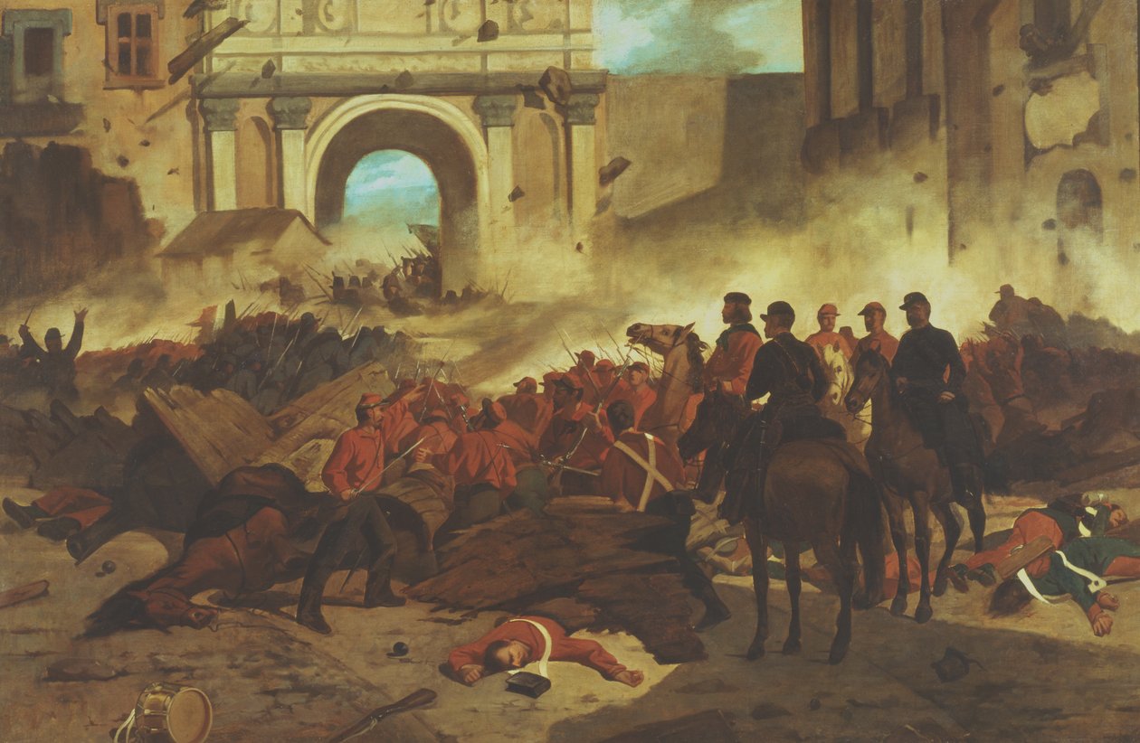 Garibaldi i Palermo av Giovanni Fattori