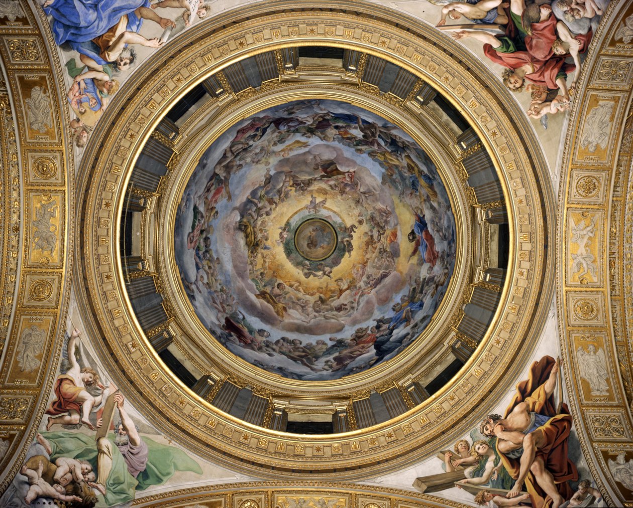 Glory of Paradise, 1627 av Giovanni Lanfranco