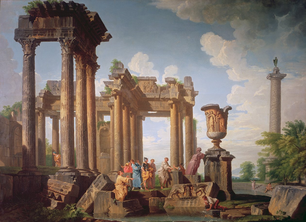 Klassisk scene av Giovanni Paolo Pannini