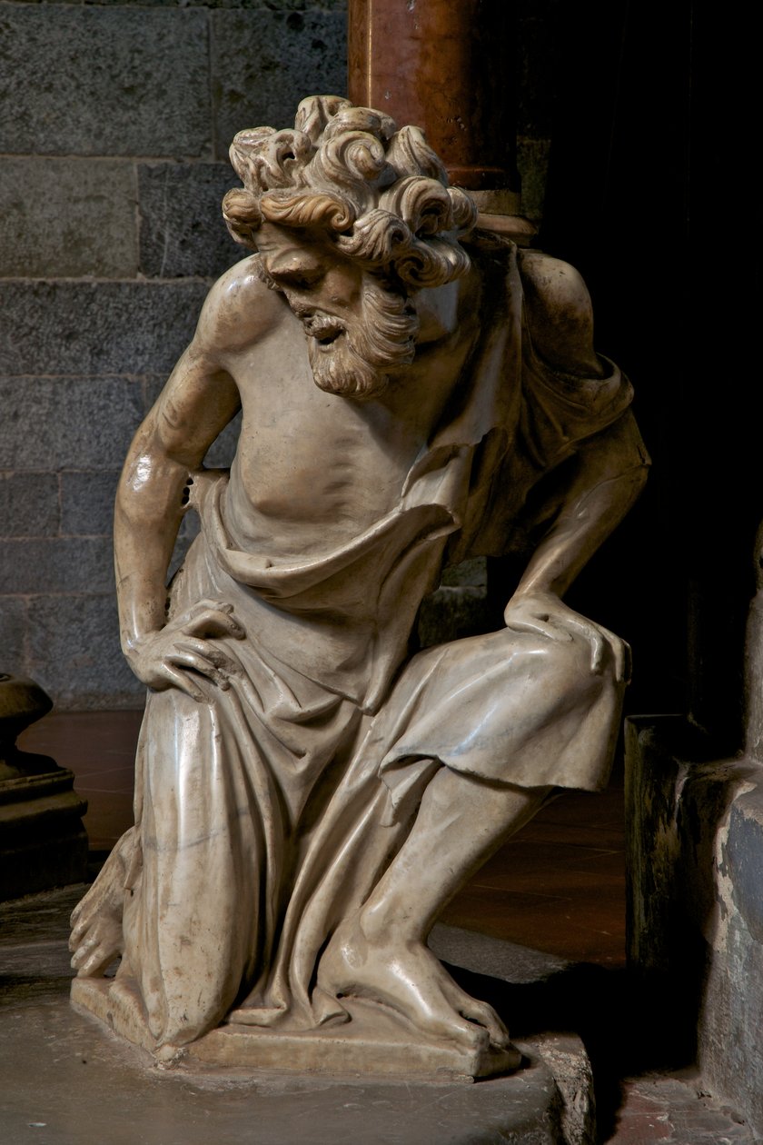 Prekestolen i Sant'Andrea-kirken, ca. 1298-1301 (marmor) av Giovanni Pisano