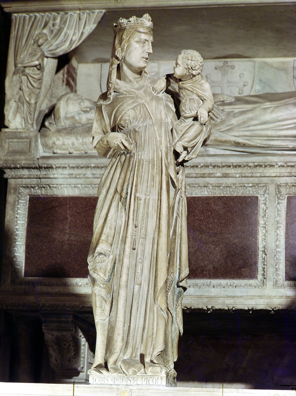 Jomfru og barn (marmor) av Giovanni Pisano