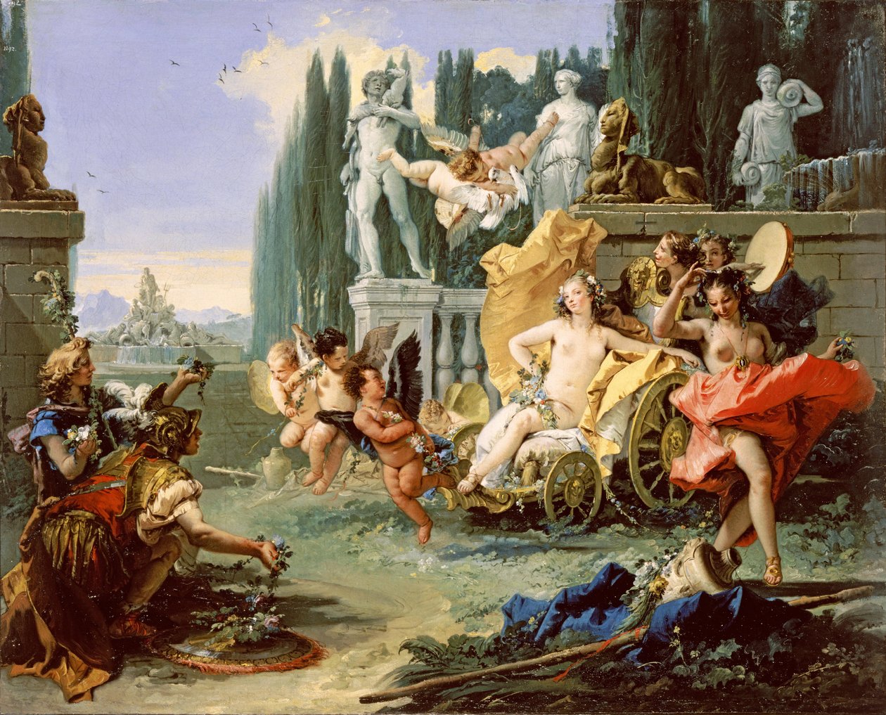 Empire of Flora av Giovanni Battista Tiepolo