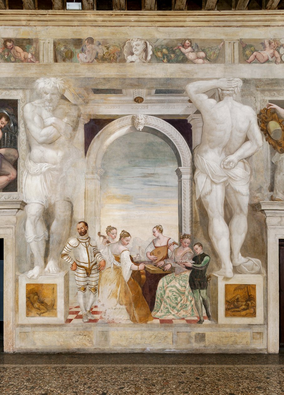 The Concert, Main Hall, ca. 1570 (fresco) av Giovanni Antonio Fasolo