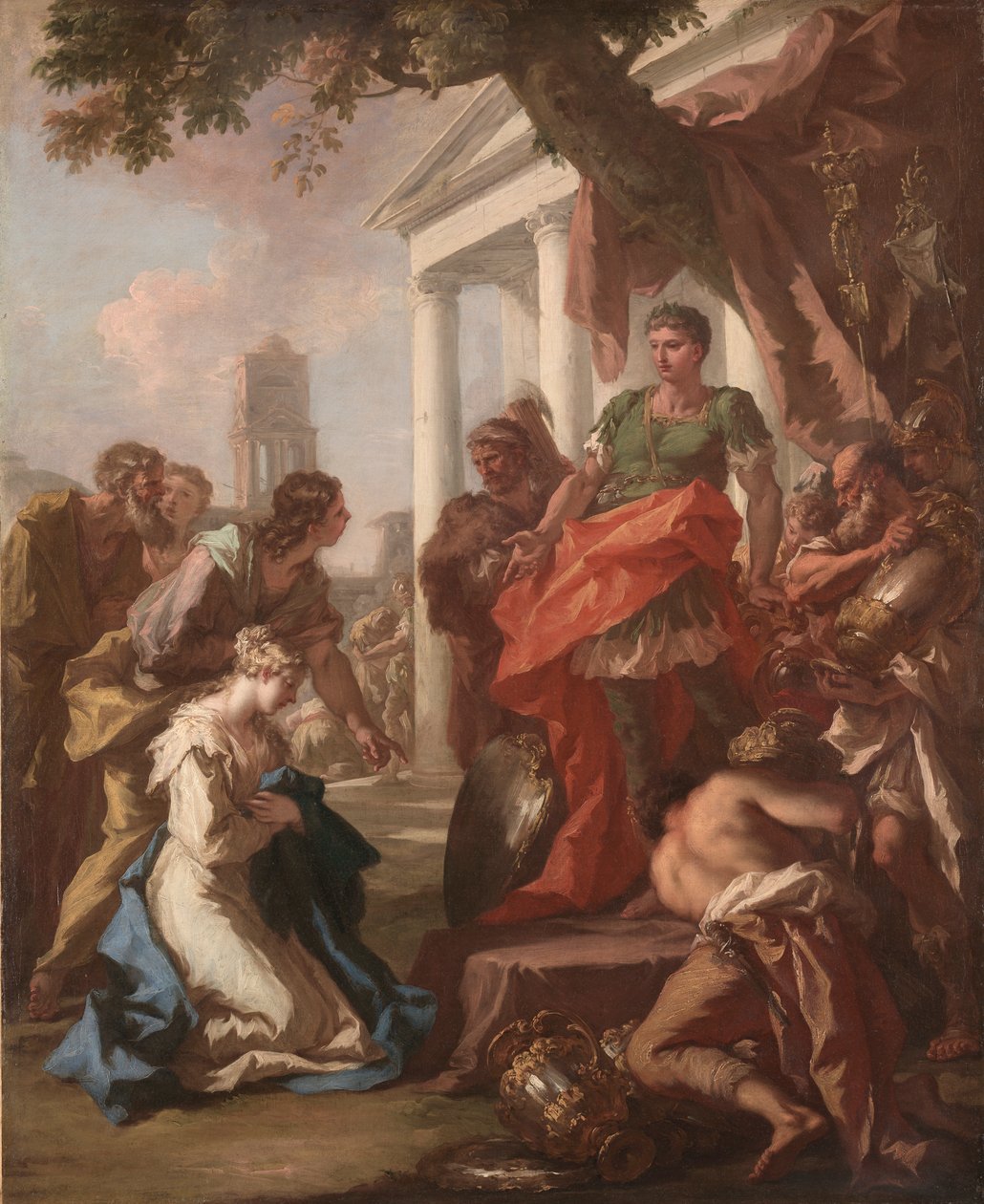 Kontinensen til Scipio av Giovanni Antonio Pellegrini