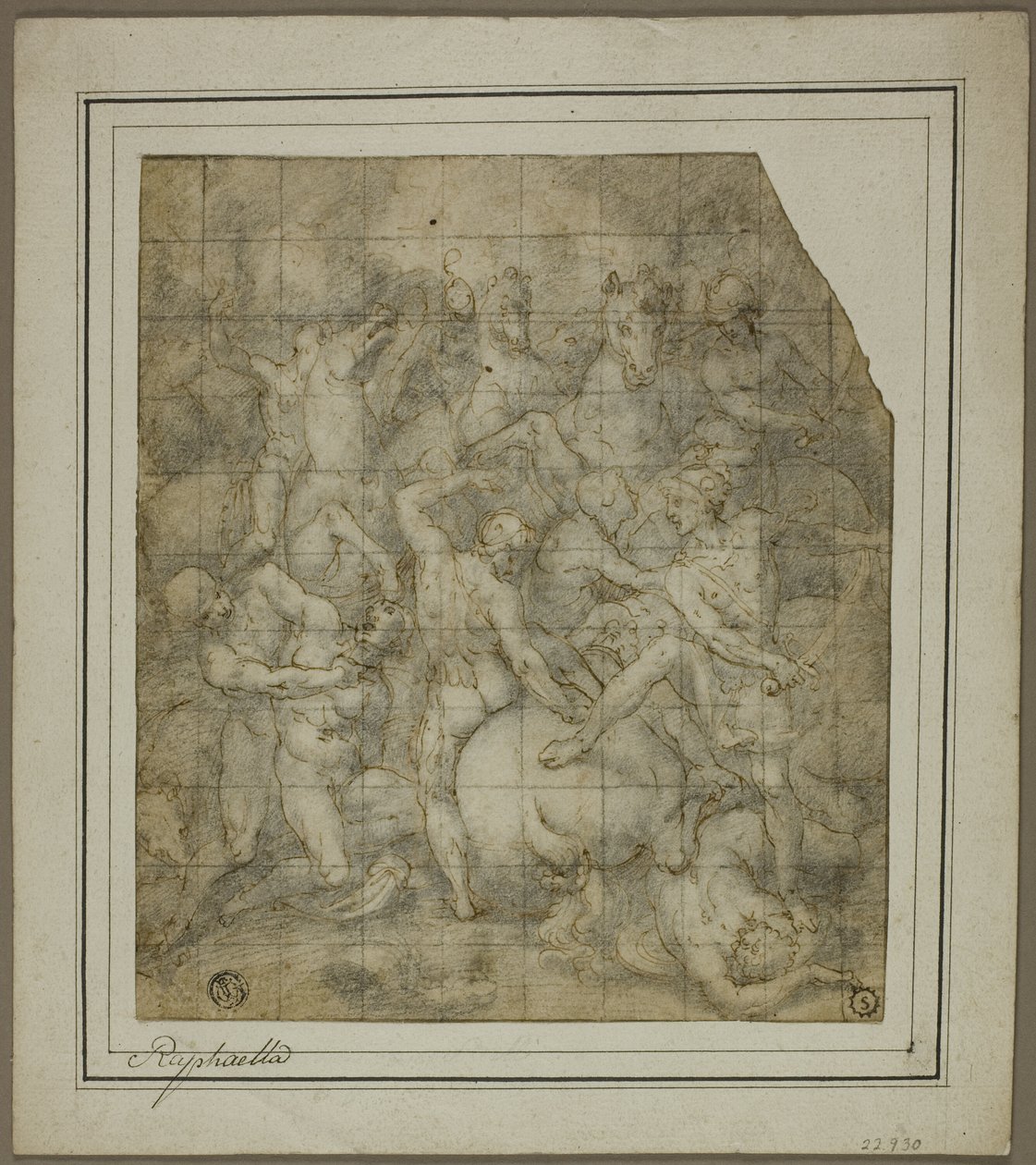 Kampscene av Giovanni Balducci