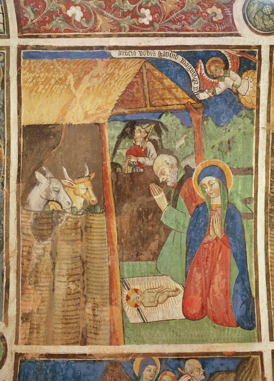 The Nativity, ca. 1480 (fresco) av Giovanni Baleison