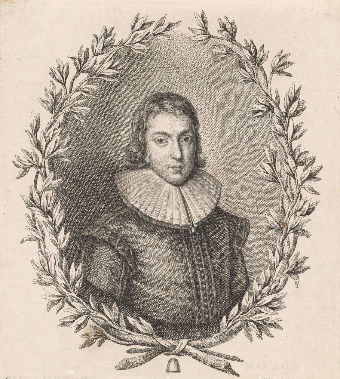 John Milton, 1760. av Giovanni Battista Cipriani