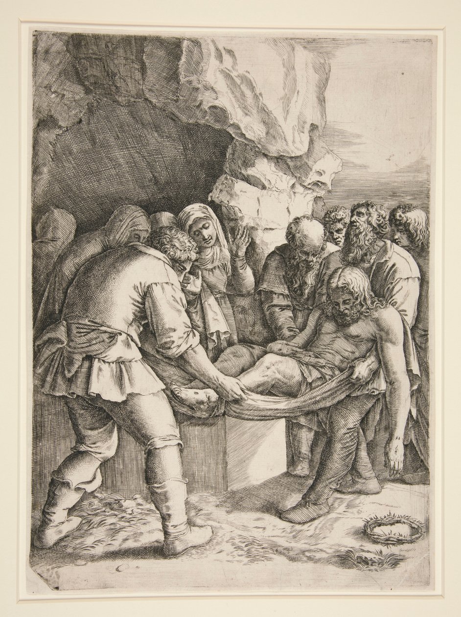 Gravleggingen av Giovanni Battista Franco (called Il Semolei)