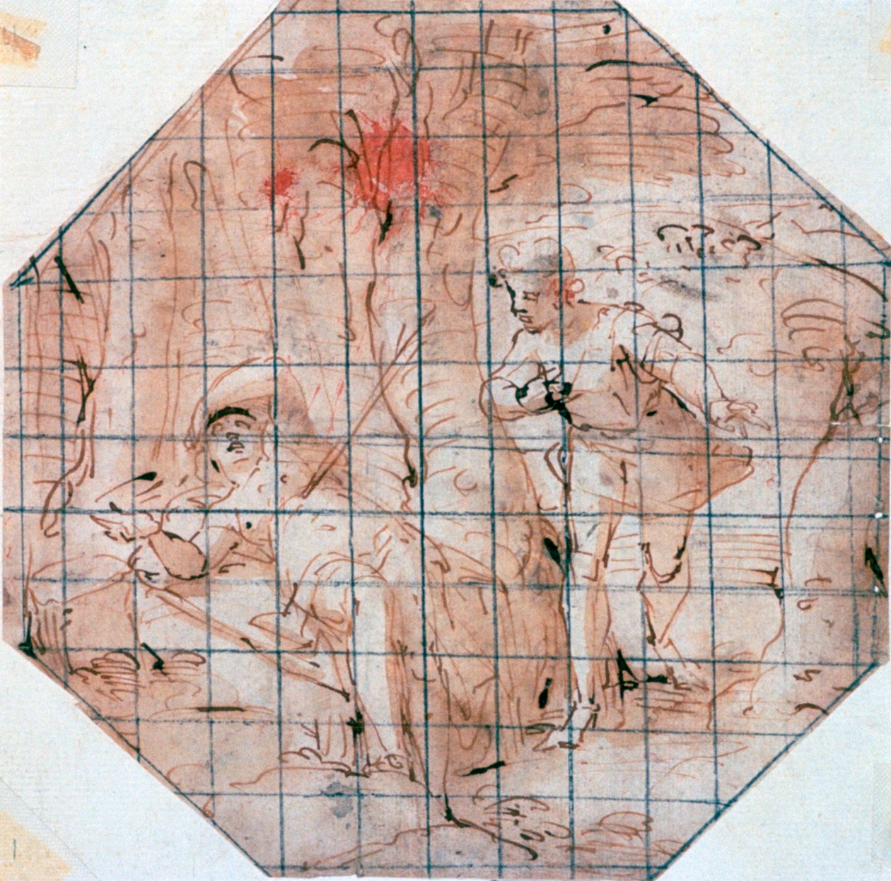 Cephalus og Procris, c1574-1627 av Giovanni Battista Paggi