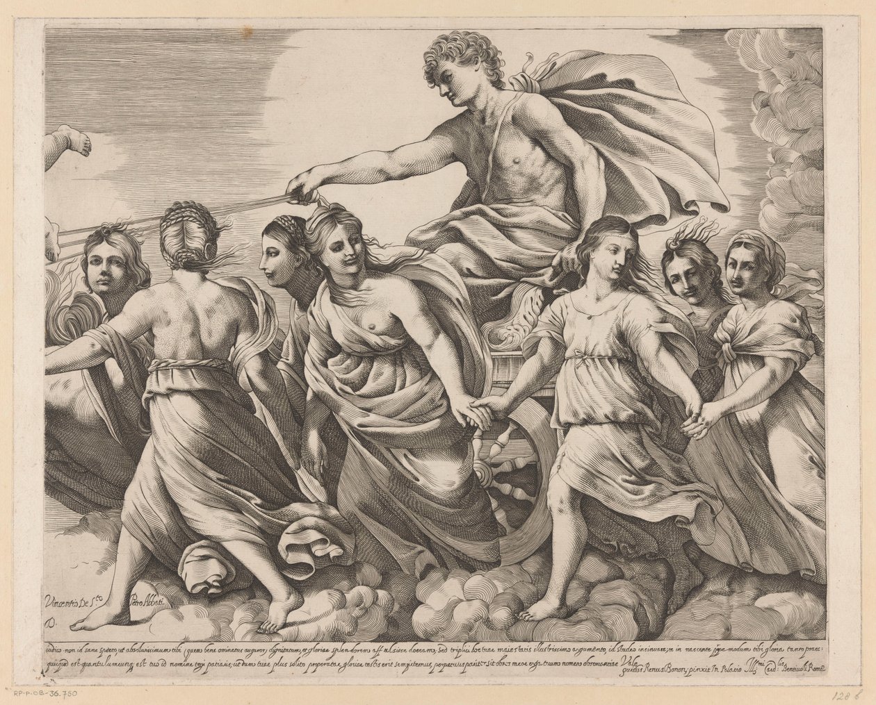 Apollo og Aurora (høyre del) av Giovanni Battista Pasqualini