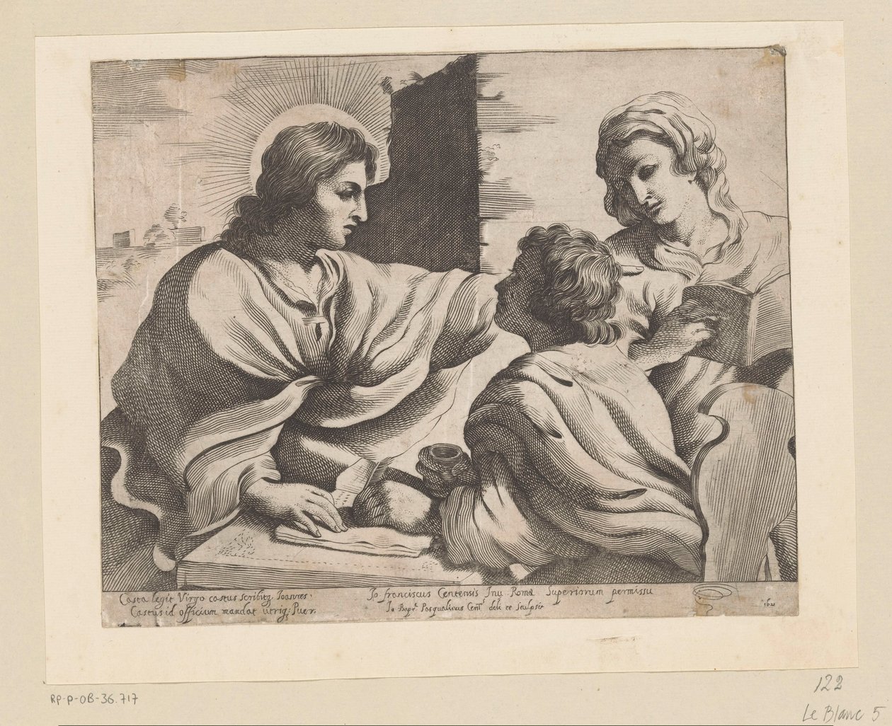 Døperen Johannes, Kristus og Maria av Giovanni Battista Pasqualini