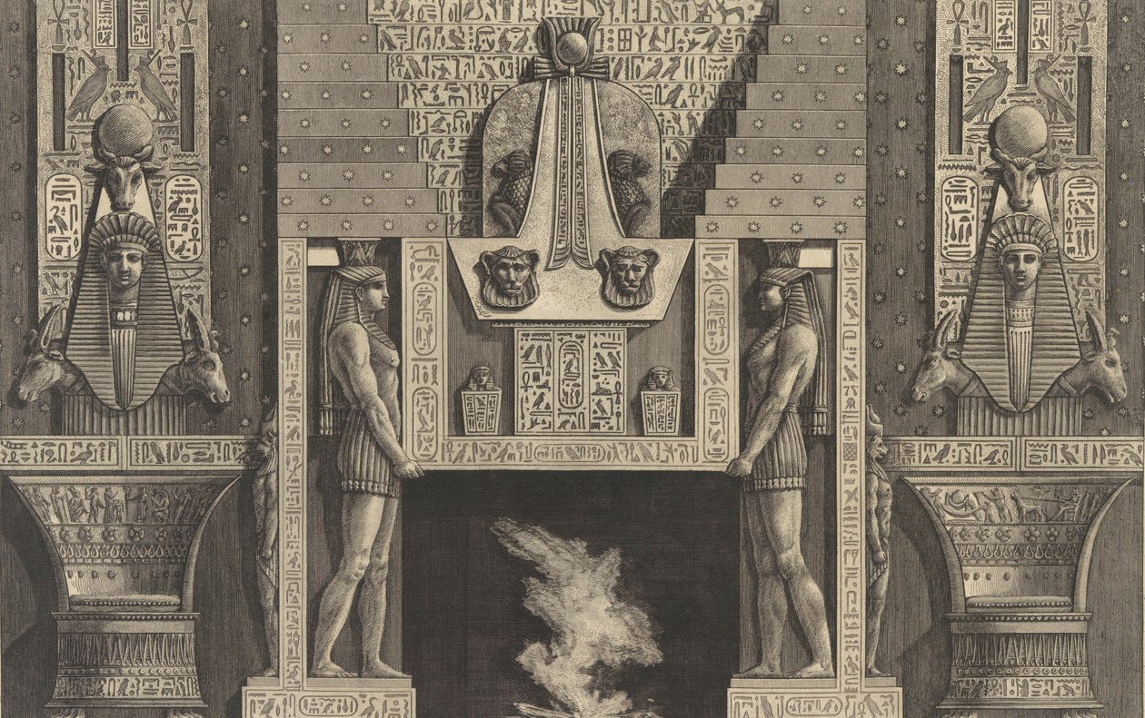 Skorsteinsstykke i egyptisk stil..., 1769. av Giovanni Battista Piranesi