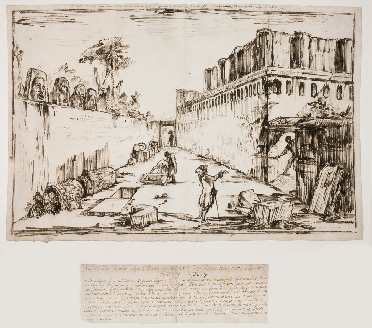 Graven til Istacidi, Pompeii av Giovanni Battista Piranesi