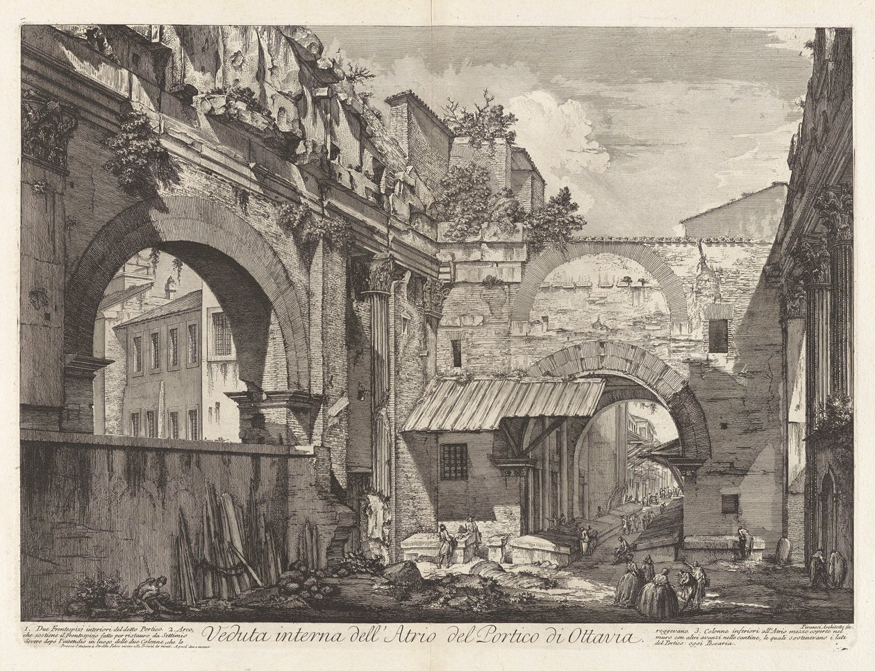 Innvendig utsikt over av Giovanni Battista Piranesi