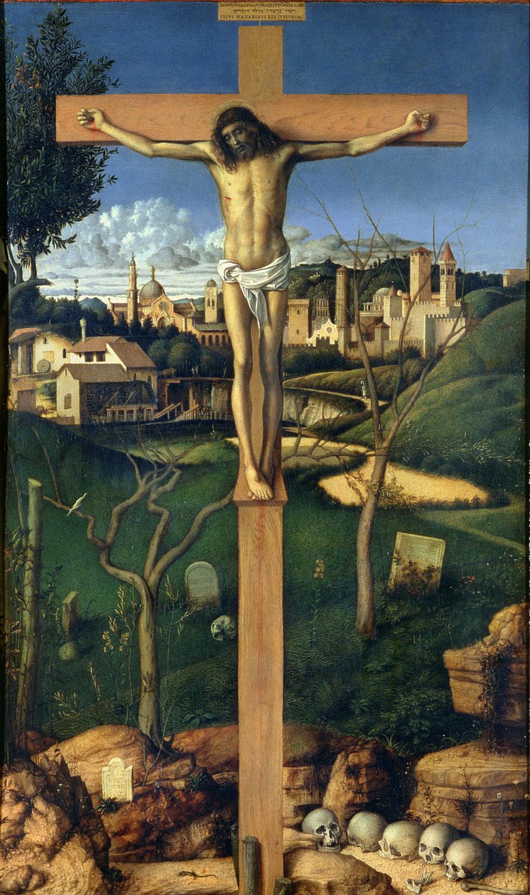Korsfestelse, ca. 1505 av Giovanni Bellini